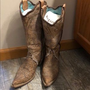 Braided Corral Boots size 9